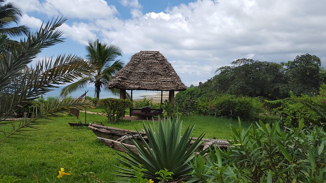 pavillon jardin tropical